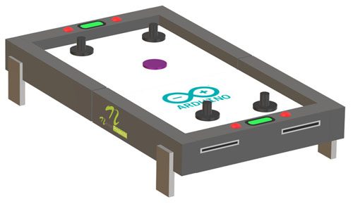Arduino空气曲棍球桌