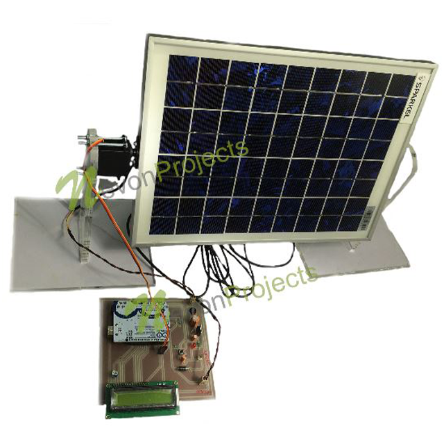 使用Arduino项目的旋转太阳能电池板