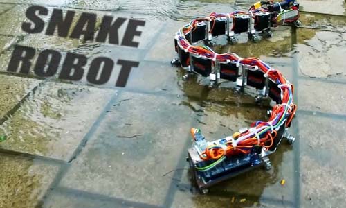 Arduino红外视觉蛇机器人