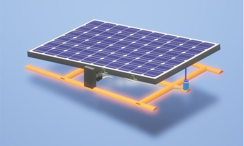 液压浮动太阳能电池板